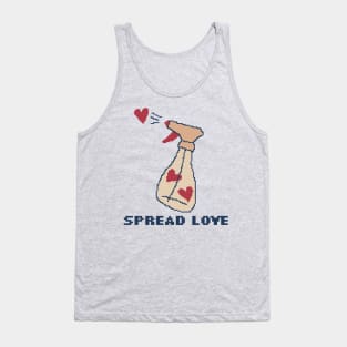 Spread Love - Pixel Art Tank Top